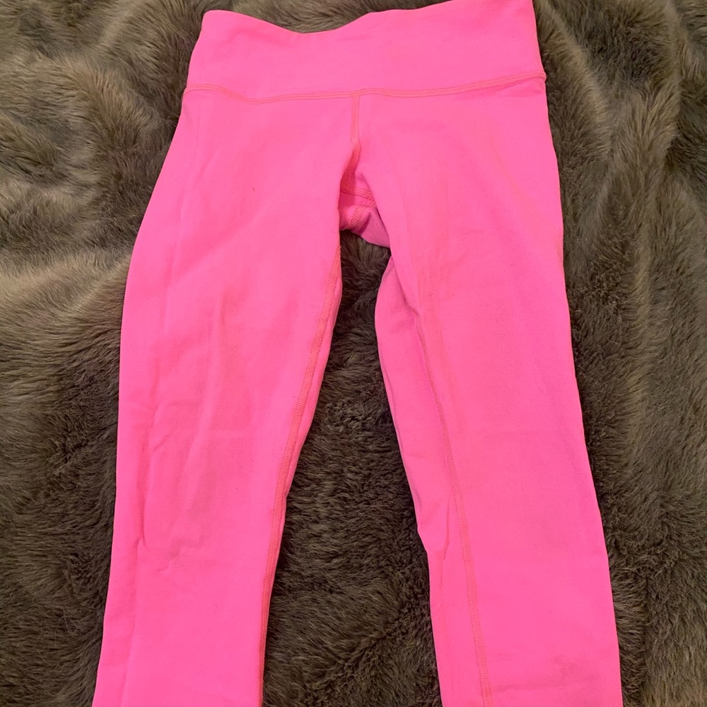 Pink cropped lulus